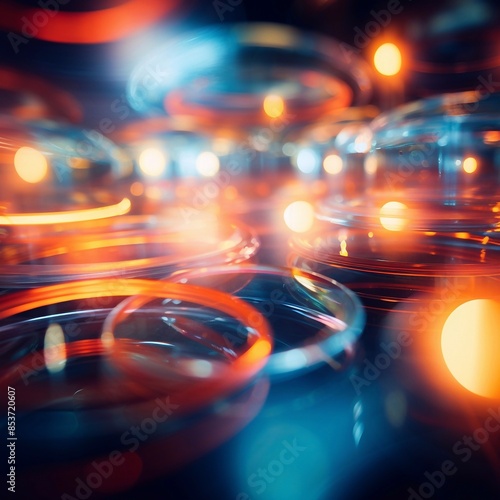 abstract colorful background, glow, light, blur, bokeh, motion, color, blurred effect.