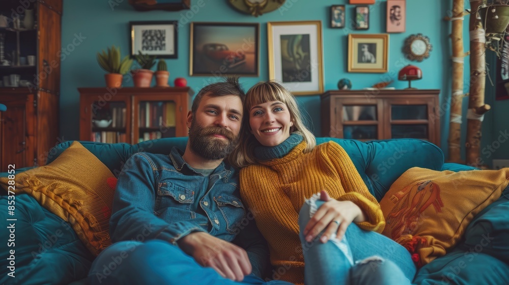 A Couple Enjoys Renovating Their House, Adding Personal Touches Through Paint And Decor, High Quality, HD A Couple Enjoys Renovating Their House, Adding Personal Touches Through Paint And Decor, High Quality, HD
