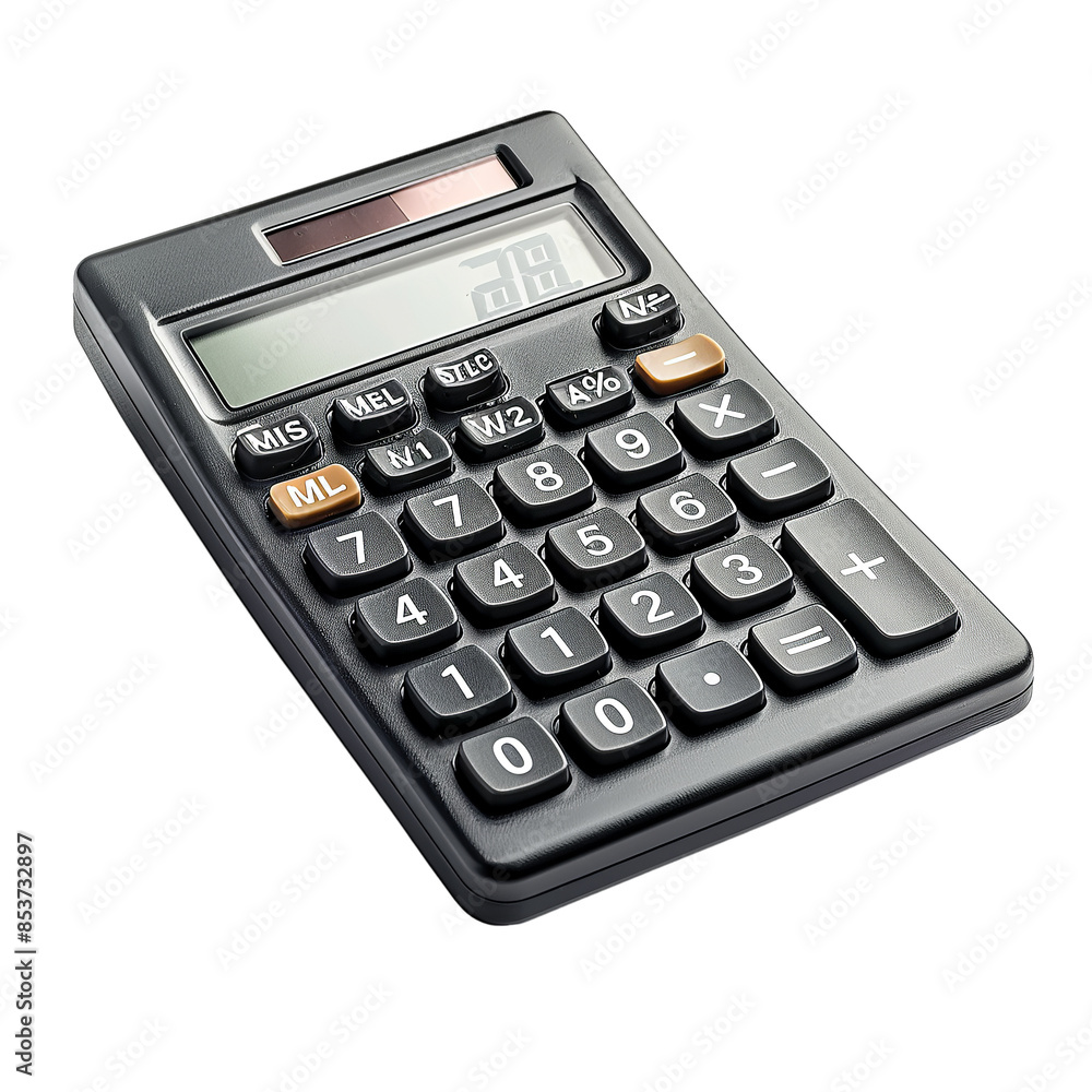 High-quality calculator on white background. High-quality calculator on white background.