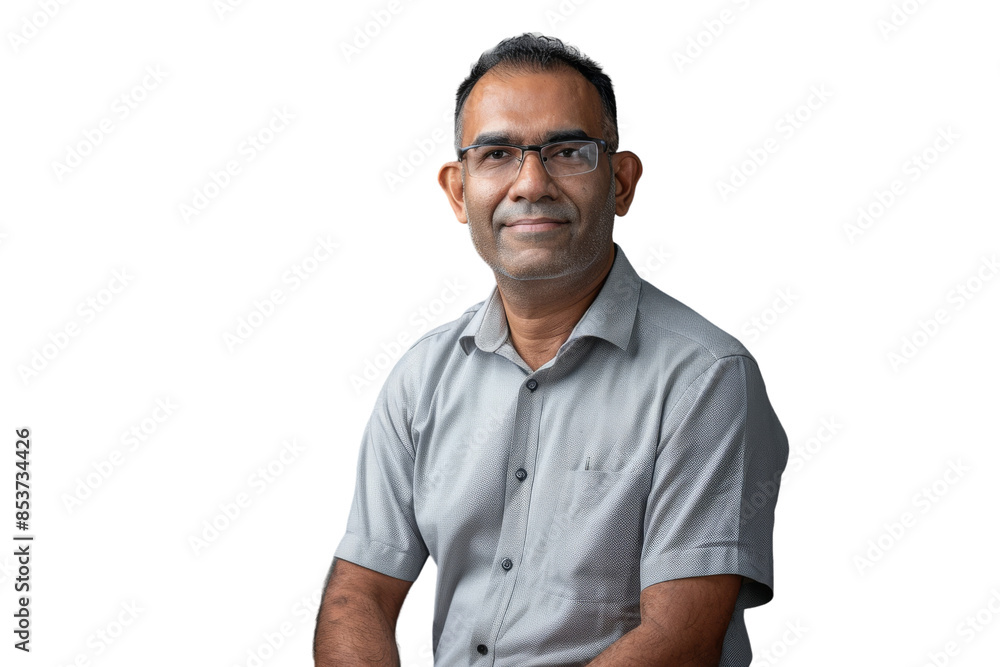 Confident Indian businessman smiling at the camera. Confident Indian businessman smiling at the camera.