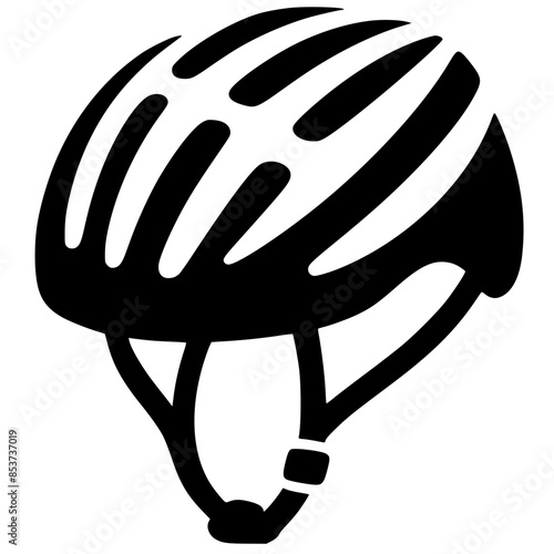 Silueta de casco de bicicleta