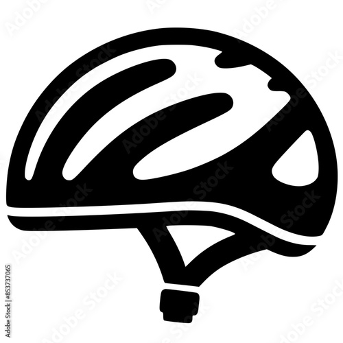 Silueta de casco de bicicleta