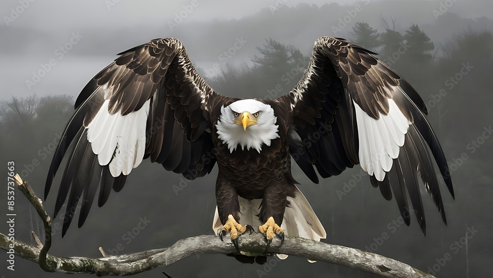Fototapeta premium American Bald Eagle (High Quality Wallpaper Wild PhotoGraphy)