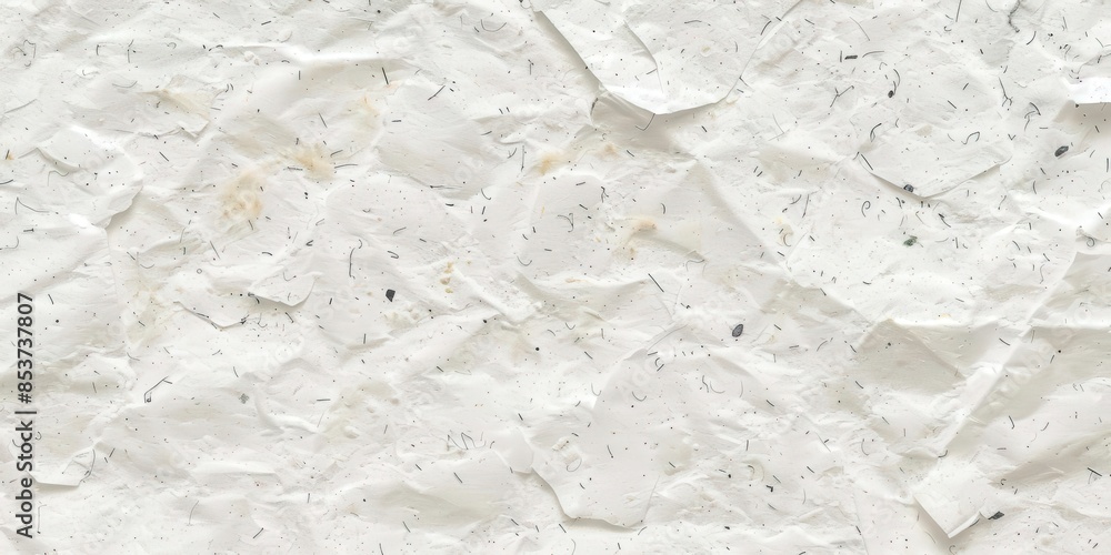 Crumpled Paper Texture with Ink Marks Crumpled Paper Texture with Ink Marks