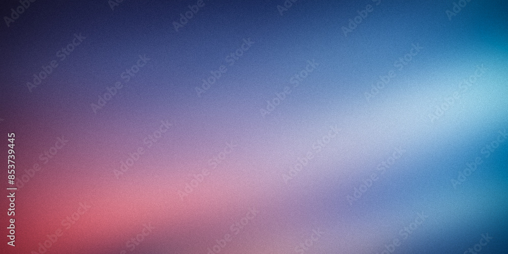 Fototapeta premium A smooth gradient background with a beautiful transition from pink to blue, creating a serene and calming effect. Ideal for digital designs, wallpapers, and creative projects