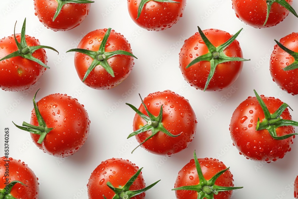 Fresh Ripe Tomatoes Pattern Fresh Ripe Tomatoes Pattern