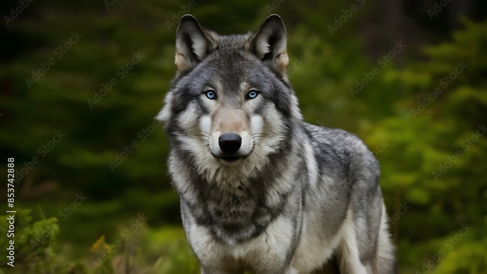 Grey Wolf Portrait (High Quality Wallpaper Wild Photography) Grey Wolf Portrait (High Quality Wallpaper Wild Photography)