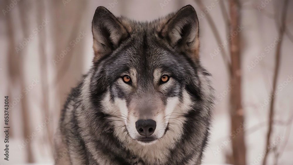 Grey Wolf Portrait (High Quality Wallpaper Wild Photography) Grey Wolf Portrait (High Quality Wallpaper Wild Photography)