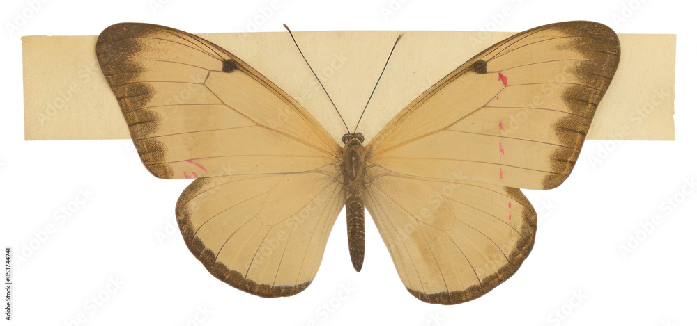 Naklejka premium PNG Butterfly insect animal white background.