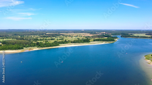 Luftbild Seddiner See - Gemeinde in Brandenburg
