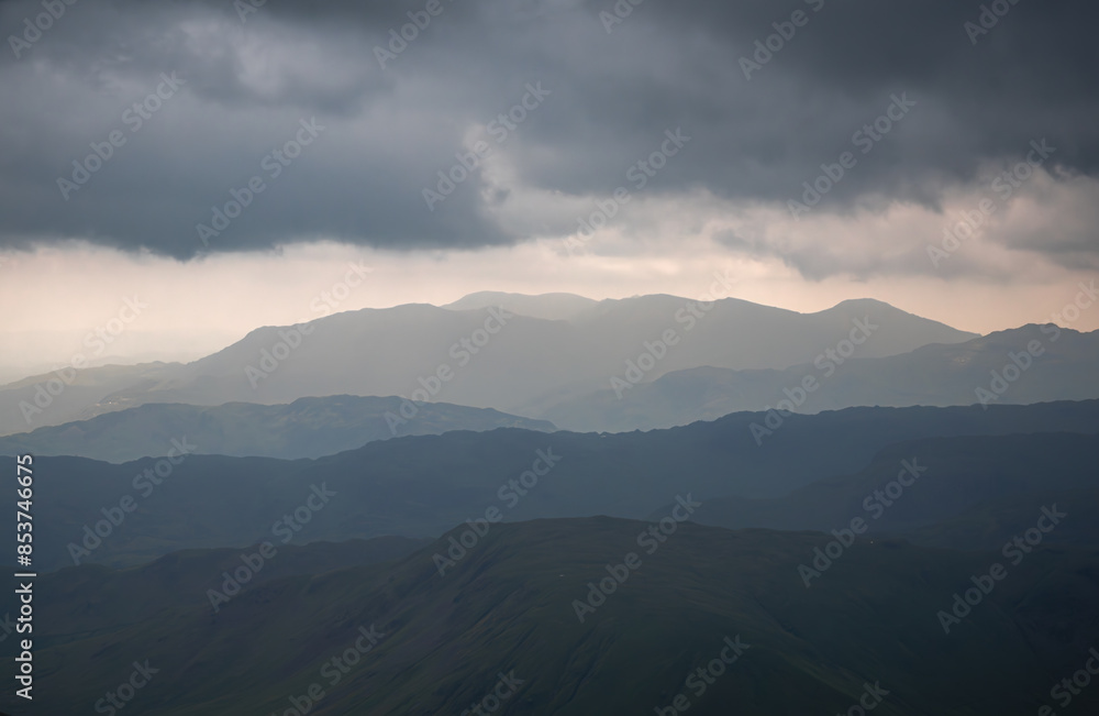 Obraz premium clouds over the mountains