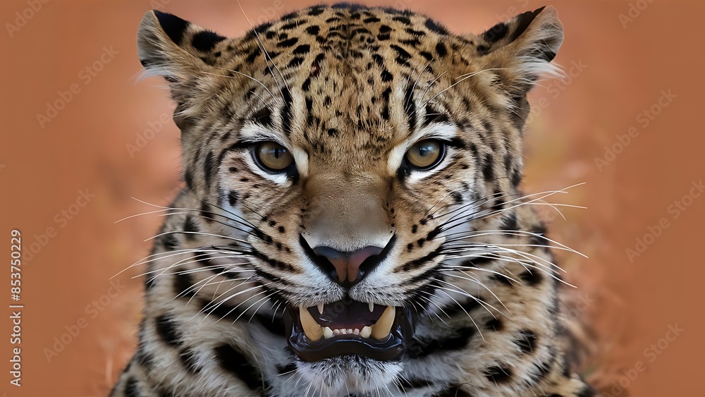 Fototapeta premium Leopard portrait (High Quality Wallpaper Wild PhotoGraphy)