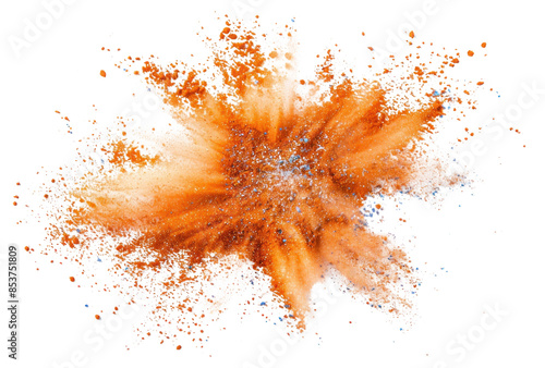 Fototapeta Naklejka Na Ścianę i Meble -  PNG Spices powder burst bonfire stain flame.
