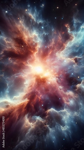 space galaxy cloud nebula. stary night cosmos illuminated. universe science. supernova background, wallpaper