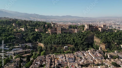 la hermosa alhambra de Granada en Andalucía, España