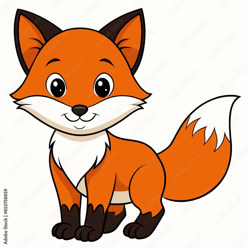 Fototapeta premium A cute Fox