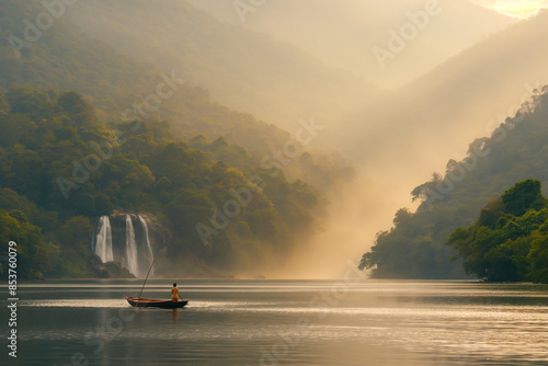 Lush green landscapes of In...