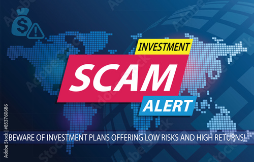 Investment Scam Alert Background photo