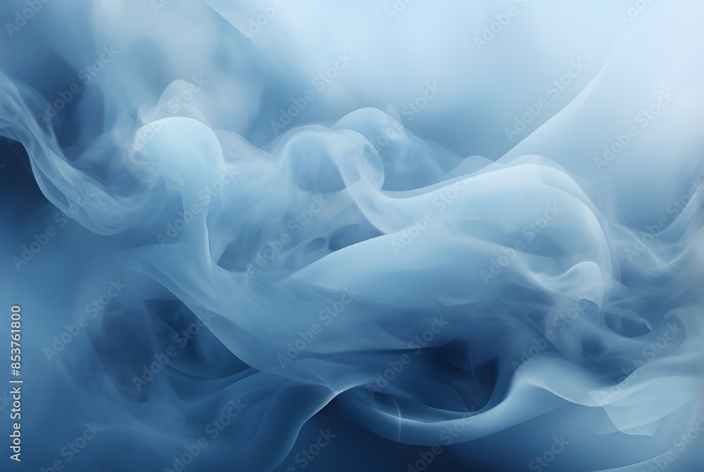 Fototapeta premium Blue haze on a dark background