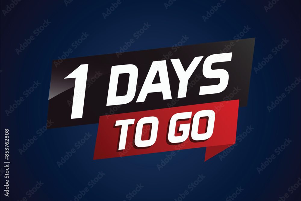 1 day to go word concept vector illustration with ribbon and 3d style for use landing page, template, ui, web, mobile app, poster, banner, flyer, background, gift card, coupon
1 day to go word concept vector illustration with ribbon and 3d style for use landing page, template, ui, web, mobile app, poster, banner, flyer, background, gift card, coupon