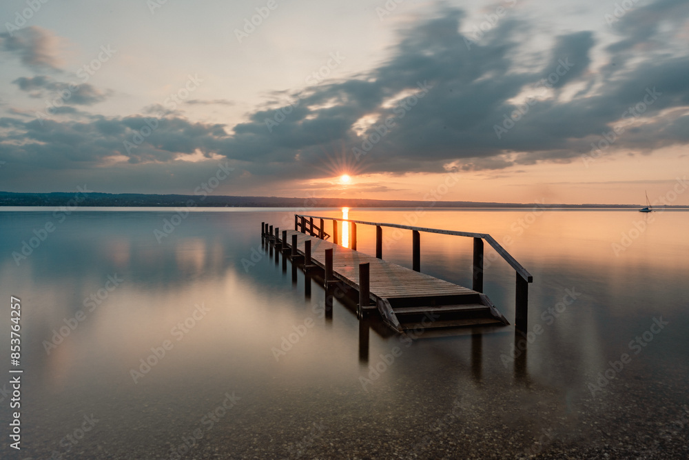 Sonnenuntergang am Ammersee Sonnenuntergang am Ammersee