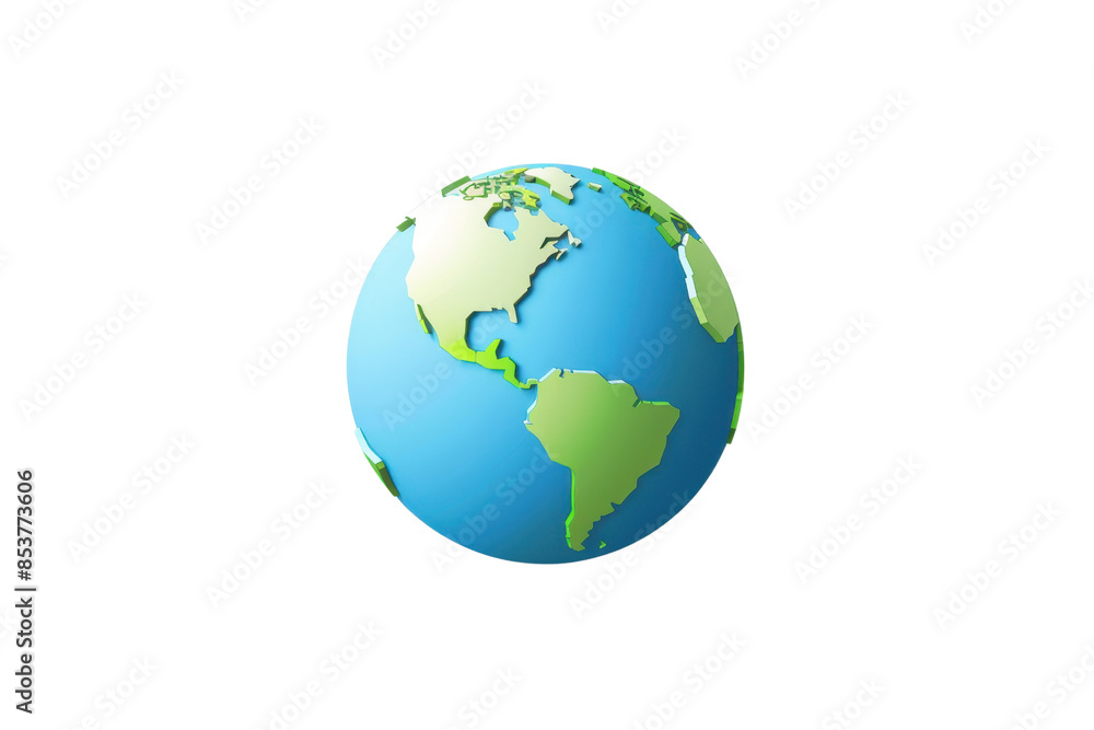 Vector illustration of Earth showing North and South America on a transparent background. Perfect for educational and geographic purposes. Vector illustration of Earth showing North and South America on a transparent background. Perfect for educational and geographic purposes.