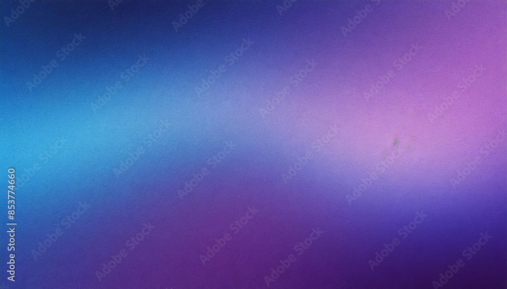 Fototapeta premium grainy purple blue gradient. cinematic pastel texture, background, wallpaper, cover for product presentation and copy space