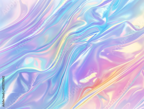 Wallpaper Mural Abstract rainbow pastel colors trendy holographic background Torontodigital.ca