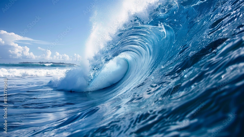Closeup view of tide of sea water for surfing Closeup view of tide of sea water for surfing