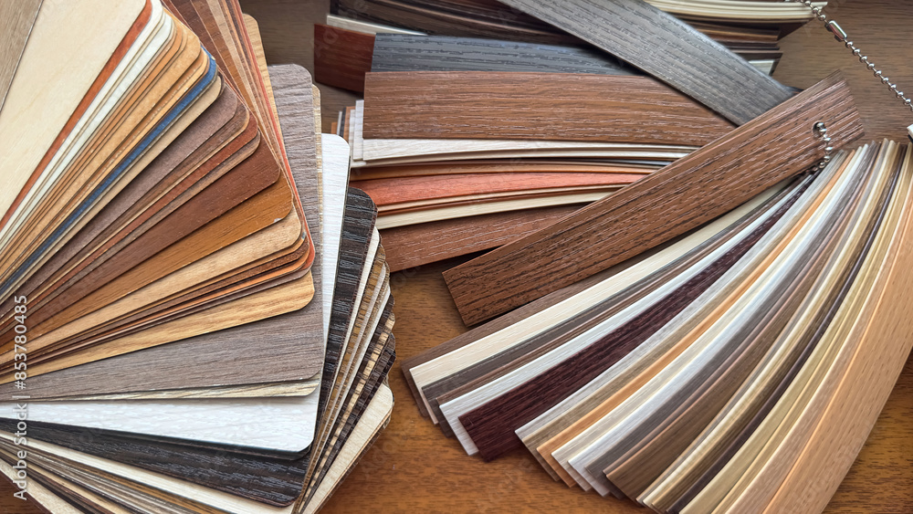 Obraz premium wooden sampler for design of modern apartments or floor