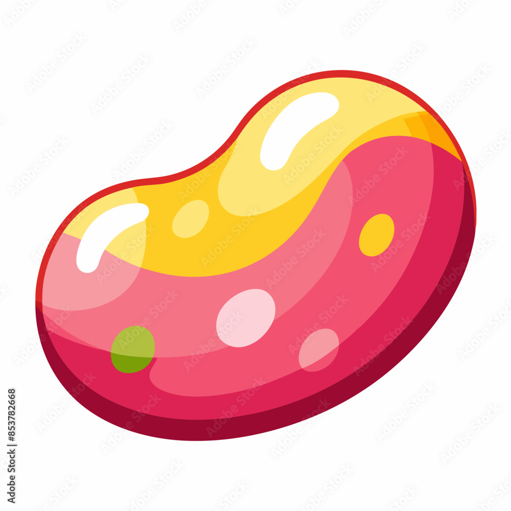 illustration of an jellybean illustration of an jellybean