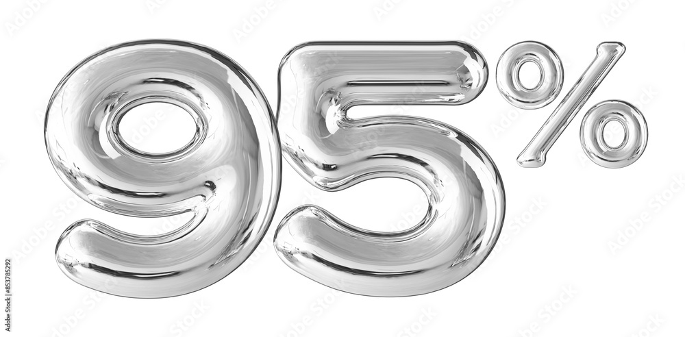 95 Percent Gold Number 3D