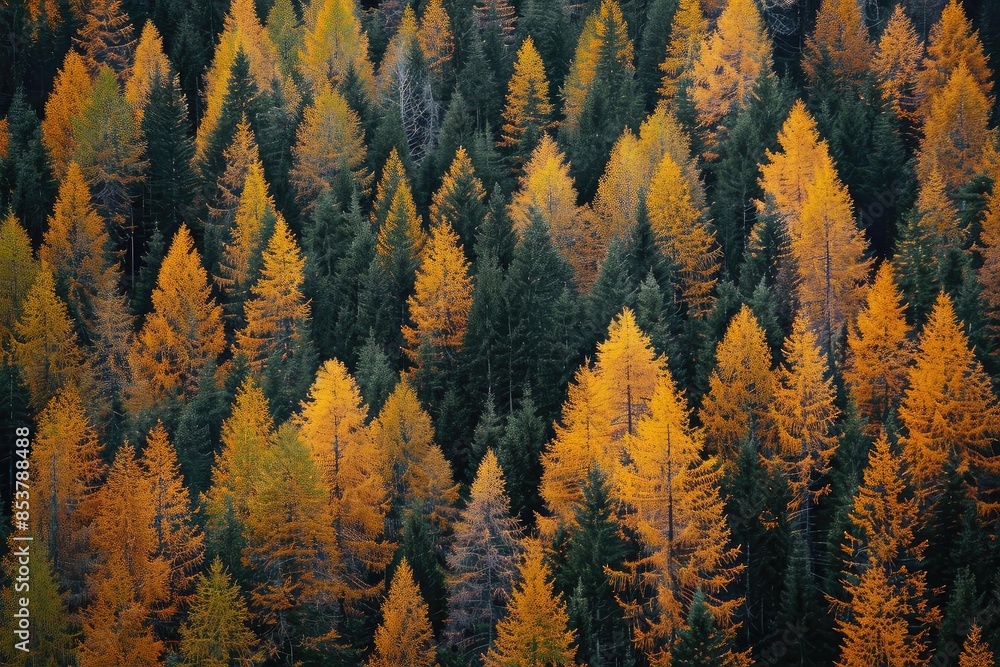 Aerial view of a dense forest in autumn, showcasing vibrant yellow and green trees, creating a stunning natural pattern. Aerial view of a dense forest in autumn, showcasing vibrant yellow and green trees, creating a stunning natural pattern.