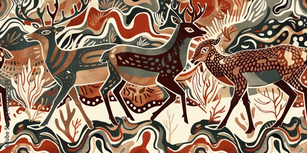 Stylized Mythical Creatures Illustration Stylized Mythical Creatures Illustration