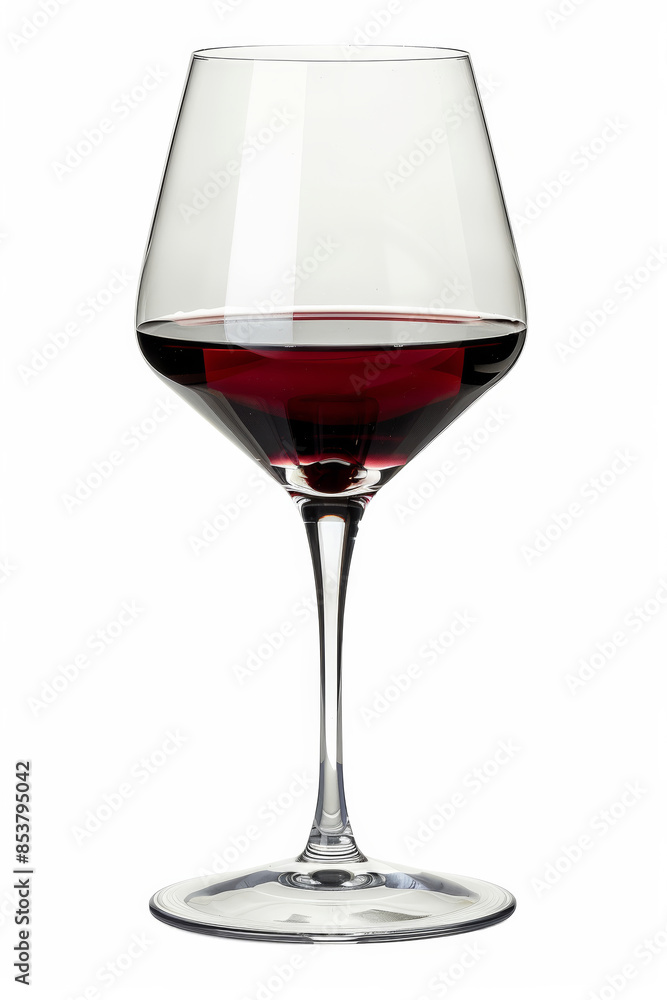 Isolated Red Wine Glass for Versatile Design Use Isolated Red Wine Glass for Versatile Design Use
