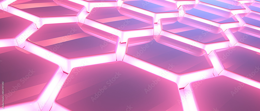 Futuristic Pink Hexagonal Pattern Background Futuristic Pink Hexagonal Pattern Background