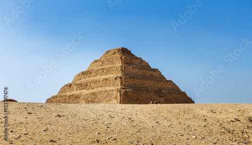 Schilderij op canvas Step pyramid complex of Djoser in saqqarah necropolis, Memphis, Egypt