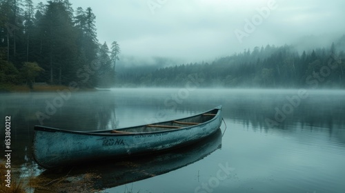 wooden boat in calm water