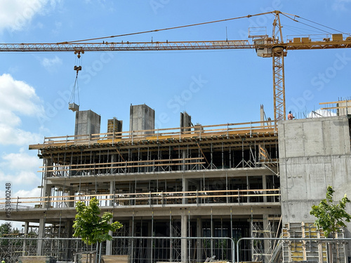 Wallpaper Mural Construction of a new apartment building in the city Torontodigital.ca