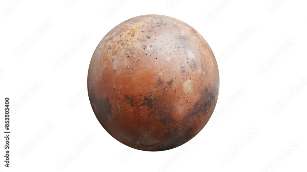 Mars planet isolated on white background Mars planet isolated on white background
