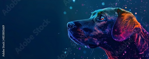 Cosmic Canine Mesmerizing C...