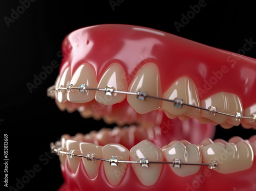 Illustration of the rapid expansion of the palatal cavity in 3D. photo