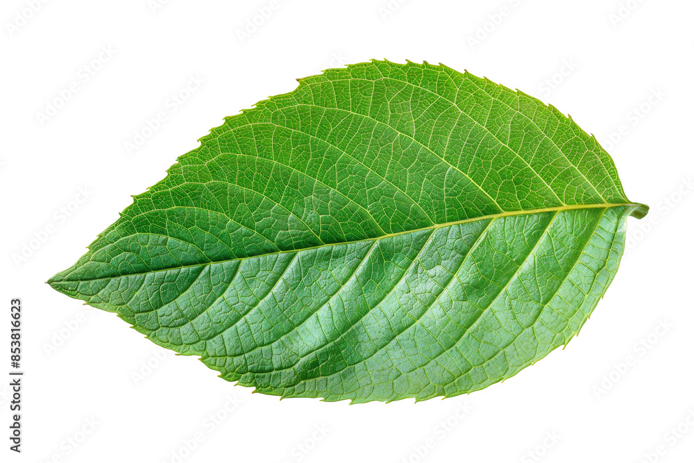 Green leaf isolated on transparent background. Green leaf isolated on transparent background.
