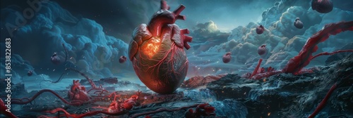 Myocardial infarction MI, colloquially known as heart attack, is caused by decreased or complete cessation of blood flow to a portion of the myocardium.