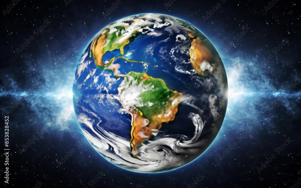 A highly detailed, photorealistic 3D render of a planet Earth globe, A highly detailed, photorealistic 3D render of a planet Earth globe,