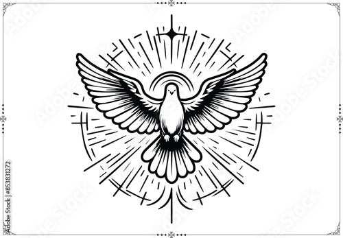 Holy Spirit - Vector Illustration