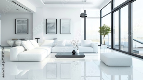 Wallpaper Mural Conceptual beauty shot of a woman with long, shiny hair and artistic makeup, pushing the boundaries of traditional cosmetics and hair care Torontodigital.ca