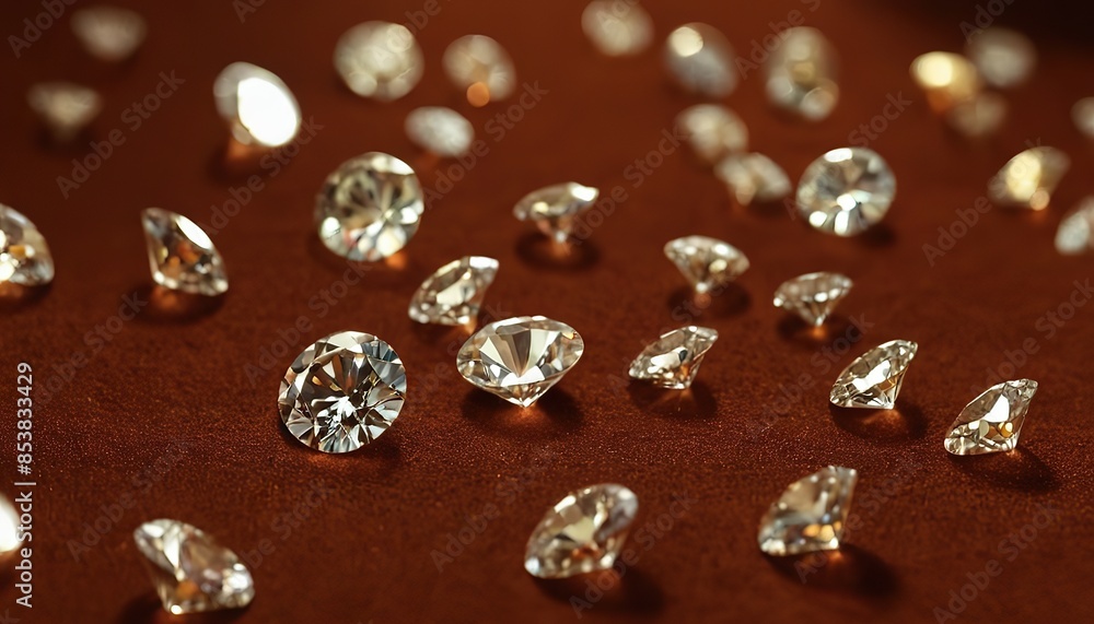 Colourful diamond on black background Colourful diamond on black background