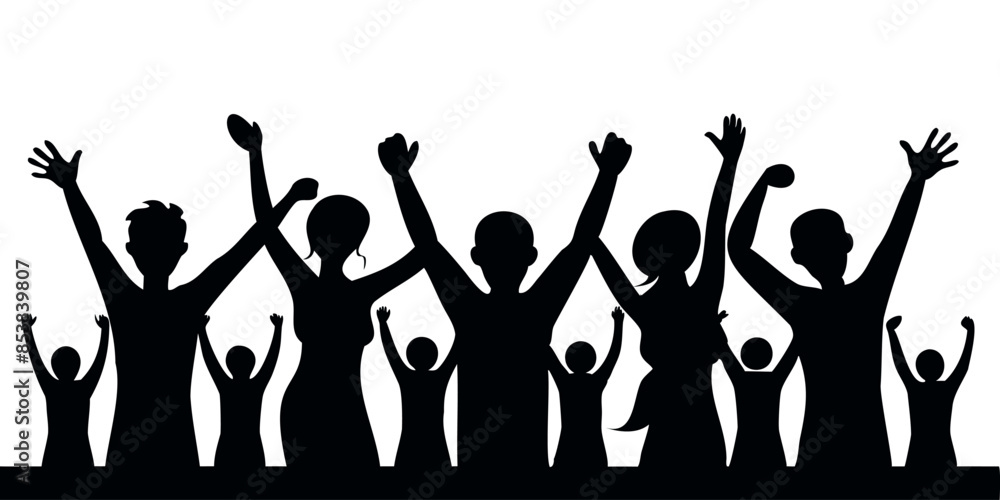 silhouette of dancing people. Vector illustration silhouette of dancing people. Vector illustration
