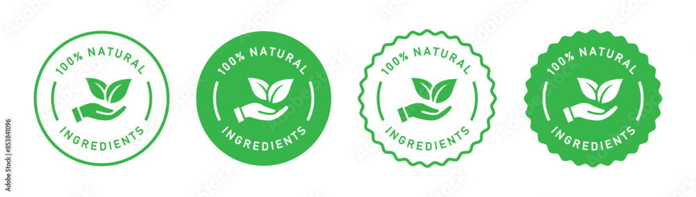 Natural ingredients product label icon, vector illustration Natural ingredients product label icon, vector illustration